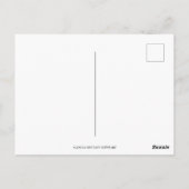 Minimal Flying Owl Over Pines – Forest Line Art Il Briefkaart (Achterkant)