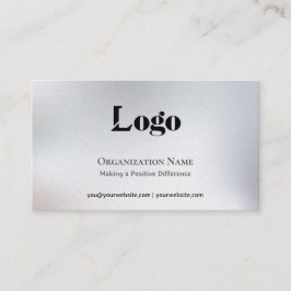 Minimal Fundraising Business Card Visitekaartje