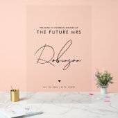 Minimal FUTURE MRS Réception de mariage Bienvenue (Mariage)