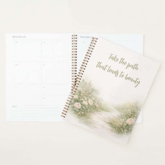 Minimal Garden Path Inspirational Planner (Display)