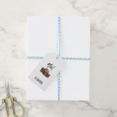 Minimal Gift Box Noel Christmas Gift Label Cadeaulabel (Met Touw)