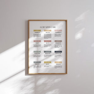 Minimal God zegt dat ik poster ben