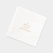 Minimal Gold Foil A Merry Little Christmas (Gauche)