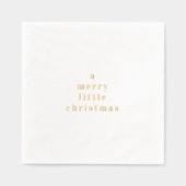 Minimal Gold Foil A Merry Little Christmas (Recto)