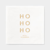 Minimal Gold Foil “HO HO HO” Christmas (Recto)