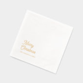 Minimal Gold Foil “Merry Christmas”  (Gauche)