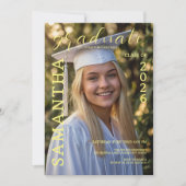 Minimal Graduation Photo Invitation (Devant)