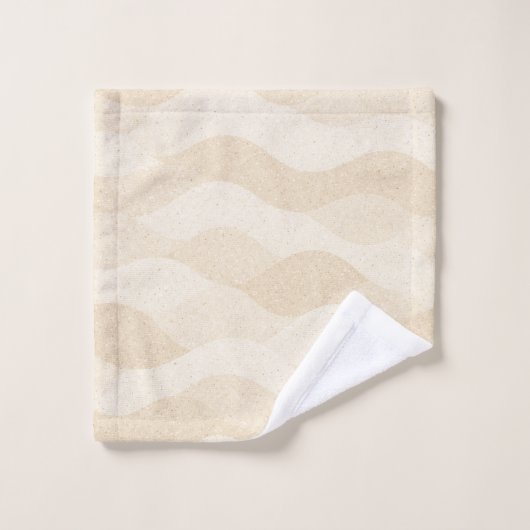 Minimal Grain Texture ,Soft, Neutral pattern (Gant de toilette)