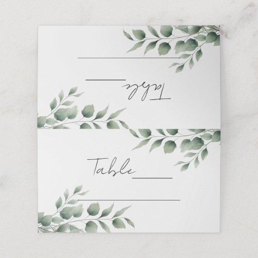 Minimal Greenery laat moderne witte bruiloft achte (Buitenkant ongevouwen)