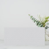Minimal Grey Polka Dot Pattern Menu (Staand voorkant)