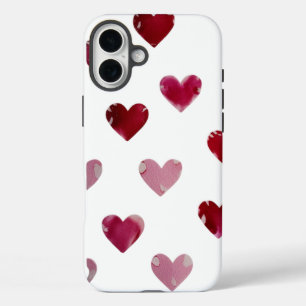 Minimal Heart Icons – Modern Artistic Hoesje voor