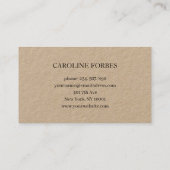 Minimal HELLO Visitekaartje (Achterkant)