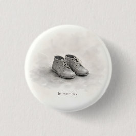Minimal Holocaust Remembrance Day Ronde Button 3,2 Cm