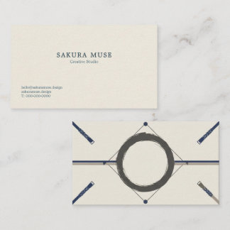 Minimal Japanese Business Card Visitekaartje