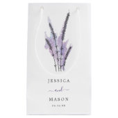 Minimal Lavender Hotel Trouwcadeau Tas Klein Cadeauzakje (Voorkant)