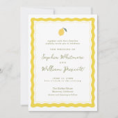 Minimal Lemon Amalfi Coast Wedding Invitation (Devant)