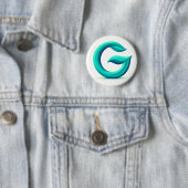 Minimal Letter G Button | Modern Initial Badge  (In situ)