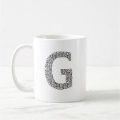 Minimal Letter G Coffee Mug  (Gauche)