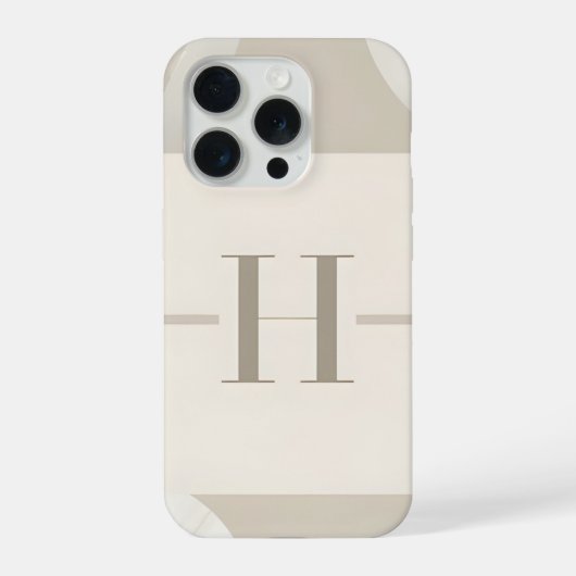 Minimal Letter H Phone Case (Verso)