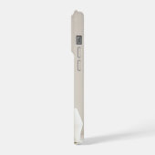 Minimal Letter I Phone Case – Aesthetic Monogram A iPhone Hoesje (Linkerkant)