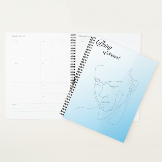 Minimal Line Art Face (Devant avec enveloppe)