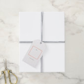 Minimal Lines Holiday Gift Labels Cadeaulabel (Met Touw)