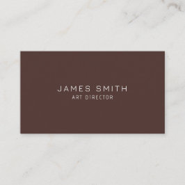 Minimal Modern Art Director Business Card Visitekaartje