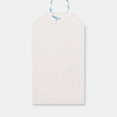 Minimal Modern Boho Kleding Pattern Baby shower Cadeaulabel (Achterkant)