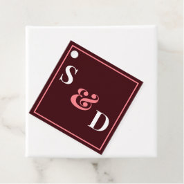 Minimal Modern Editable Wedding Bedankjes Labels