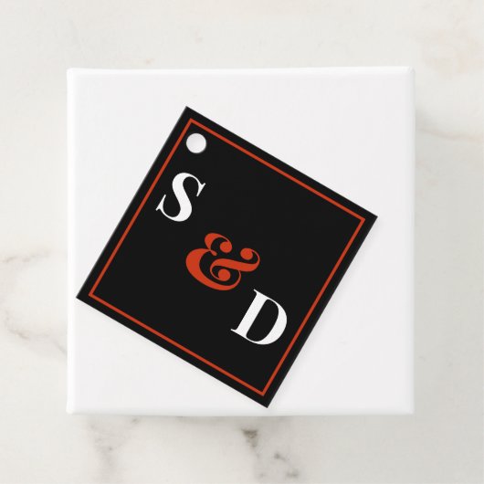 Minimal Modern Editable Wedding Bedankjes Labels (In situ)