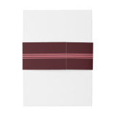 Minimal Modern Editable Wedding Uitnodigingen Wikkel (Achterkant Voorbeeld)