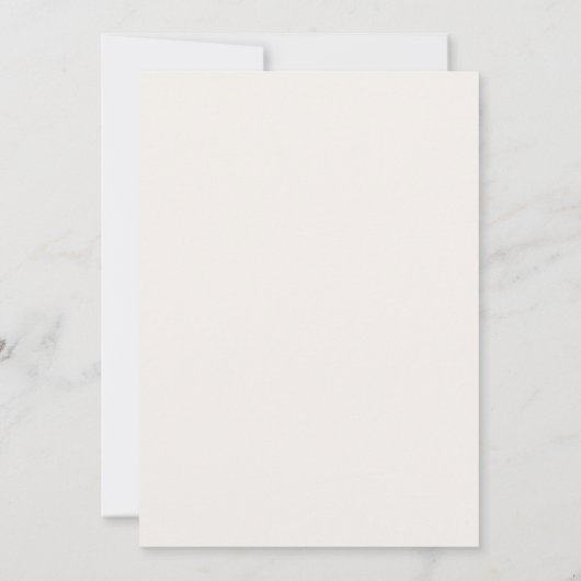 Minimal Modern Ivory RSVP Card (Achterkant)