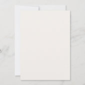 Minimal Modern Ivory Save the Date (Achterkant)