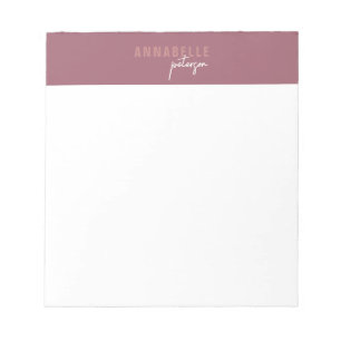 Minimal Modern Professional Dusty Roos Eenvoudig Notitieblok