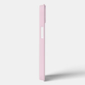 Minimal Modern Roze Initiaal Monogram Case-Mate iPhone Case (Achterkant / Rechts)