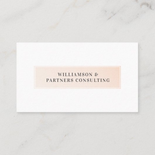 Minimal Modern Simple Professional Photo QR Code Visitekaartje (Achterkant)