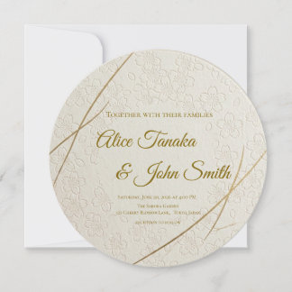 Minimal Modern Wedding Invitation – Elegant JP