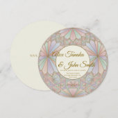 Minimal Modern Wedding Invitation – Elegant JP (Devant / Derrière)