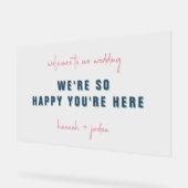 Minimal moderne | Bienvenue Mariage (Angle)