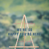 Minimal moderne | Bienvenue Mariage (Neutre)