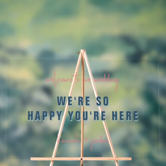 Minimal moderne | Bienvenue Mariage (Neutre)