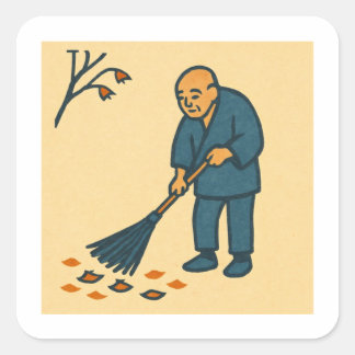 Minimal Moments of Daily Life Vierkante Sticker