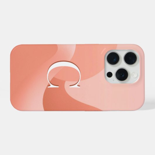 Minimal Monogram C Phone Case (Verso Horizontal)