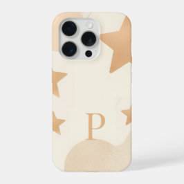 Minimal Monogram Letter P Phone Case – Aesthetic A iPhone 15 Pro Hoesje