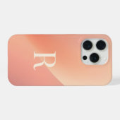 Minimal Monogram R Phone Case – Aesthetic Letter R iPhone Hoesje (Achterkant horizontaal)