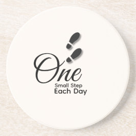 Minimal Motivational Coaster-Drink Coaster Zandsteen Onderzetter