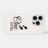 Minimal Motivational iPhone 15 Pro Case Hoesje (Achterkant horizontaal)