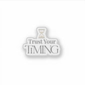 Minimal Motivational Sticker-Die-Cut Sticker (Devant)