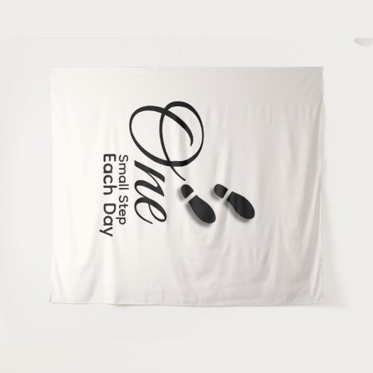 Minimal Motivational Wall Tapestry Wandkleed (Voorkant (horizontaal))