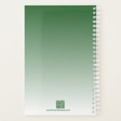 Minimal Mower Logo Green Lawn Care Planner (Achterkant)